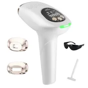 3 In 1 Ice Cooling Laser Hair Removal Painless Permanent At-Home IPL Hair Removal with 999,999 Flashes 9 Energy Levels 2 Flash Modes for Armpits Legs
