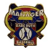 Babe Ruth Baseball Manager Pin