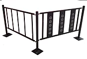 Steel Sidewalk fencing