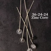 36-24-24 Zinc Core 6" Pre-Tabbed Wick