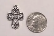 Bulk Crosses Pewter Silver (15 Pieces)