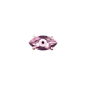 Amethyst Fortuneye Stud