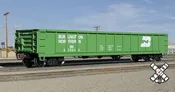 Kit Classics HO Scale CB&Q Havelock Shops 52’ 6” Gondola, Burlington Northern/BN