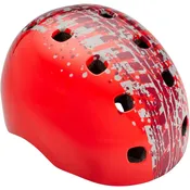 BIKE HELMET YOUTH RED TREAD