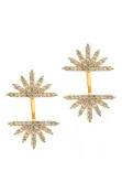 Art Deco Fan Ear Jackets