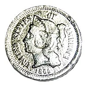 3-Cent Nickel 1865 Confederate