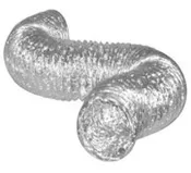 10 in. x 25 ft flexible duct w/ 2 clamps included