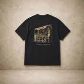 417 Black Storefront Sketch Tee