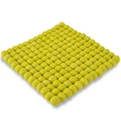 8.5" Square Solid Pom-pom Trivet ( 10 Color Options)