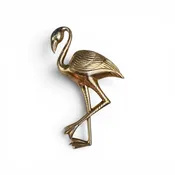 GOLD PLATED FLAMINGO BROACH 1940’s — Stash Style