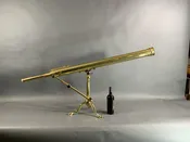 J Cazalin Of France Tripod Library Telescope