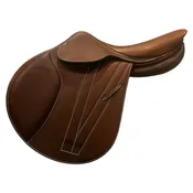 16.5" Butet Premium, "L" Semi-Flat Seat, 2.25 Flap, Premium Saddle