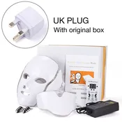 Foreverlily LED Light Photon Therapy Mask 7 Color Light Treatment Skin Rejuvenation Whitening Facial Beauty Daily Skin Care Mask