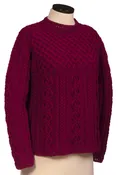 Cable and Lattice Pullover