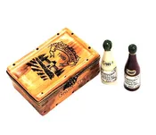 2 Bottles in Wine Crate Limoges Box