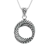 0018 Twisting Rope Pendant only