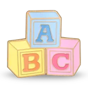 ABC Block Wallhug Decor