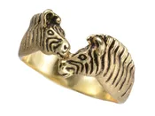 1993 Gold Zebra Ring