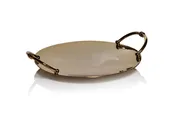 Alessia Round Serving Tray - Gold