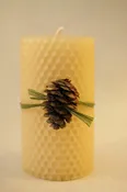 Honeycomb Beeswax Pillar — Maine Mountain Soap & Candle Co.