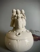 German Girls Flower Frog — Harvest Home Flowers