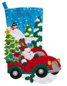 Christmas Drive Bucilla Christmas Stocking Kit