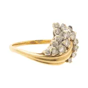14k Gold and Diamond Ring