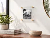 Acrylic Floating Frame 6"x6" Wall Mount