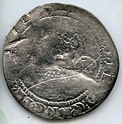 1578 Great Britain 6 Pence Hammered Coin - P370