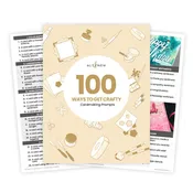 100 Creative Prompts for Cardmaking (Printable Sheets)