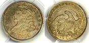 1835 10C AU55 JR3 PCGS#27185151