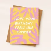 Daydream Prints Summer Card | Beach Birthday Card