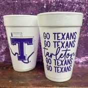 Go Tarleton Texans Mirror Foam Cups - Sassy Cups
