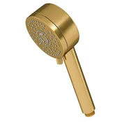 Handshower Non-Positive Shut-Off Brushed Bronze Full Massage Dual Center Waterfall Spa Pause ADA 1.5 Gallons per Minute 4 Inch