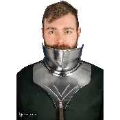 15th Century Articulated Gorget with Bevor – Polished