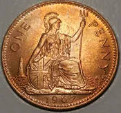 ✅1967 Great Britain One Penny✅