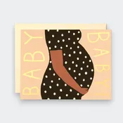 Greeting Card: Baby Bump