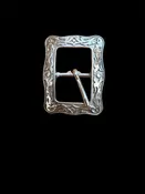 1 1/4″ JWP Floral Square Buckle Stainless Steel
