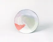Dessert Plate - Rainbow — Liz Kelly Pottery