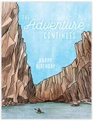 Adventure Continues Birthday Card