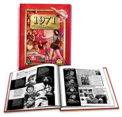 1971 What A Year It Was: Birthday or Anniversary Hardcover Coffee Table Book