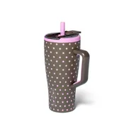 30oz Era Flip Handled Tumbler in Mocha Dot