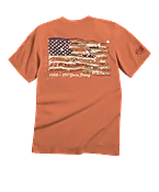 250 Years Painted Flag Limited Release - Chile Dyed Short Sleeve Crewneck T-Shirt