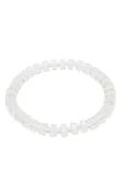 Acrylic & Pearl Bracelet, Clear