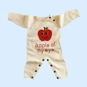 Apple Knitted Romper