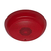 12/24VDC Fire Horn-Red-Ceiling Mount-Low Frequency
