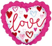 10.5" Airfill Only (Sticks Sold Separately) Watercolor Love Balloon