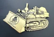 80TH Seabee Anniversary Coin ~ Natasha Bulldozer ~ Antique Finish