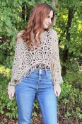 Monica Crochet Lace Top