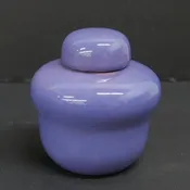 Acorn Jar with Lid California Faience — Wells Antique Tile & Pottery